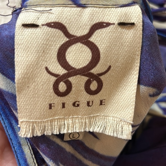 Figue Norah Silk Dress Adjustable Dress. Large - Picture 10 of 11